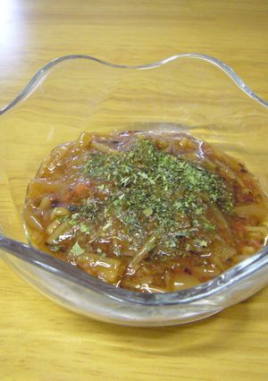 ご飯がススム！さっぱり梅おかかなめたけ♪-レシピのメイン写真