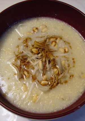 仙人の味！？松の実粥-レシピのメイン写真