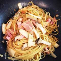 五右衛門風♡ピリ辛豆乳味噌パスタ-レシピのメイン写真