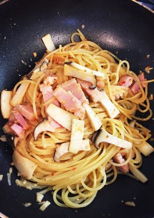 五右衛門風♡ピリ辛豆乳味噌パスタ-レシピのメイン写真