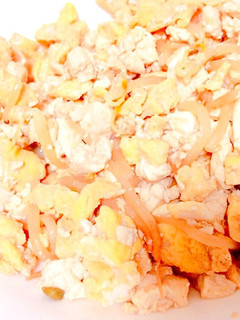 激うま!めちゃ簡単炒り豆腐with卵-レシピのメイン写真