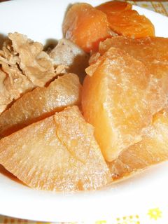 ゆで大根と豚肉のみそ煮-レシピのメイン写真