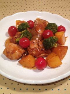 鶏ジャガのケチャップソース炒め煮-レシピのメイン写真