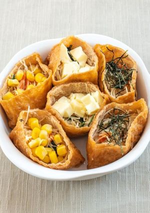 パクッと食べる、おいなりビーフン-レシピのメイン写真