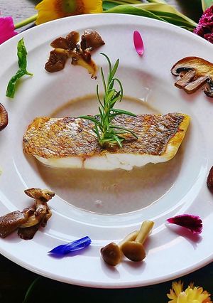 真鯛のロースト　十勝マッシュソース♪-レシピのメイン写真