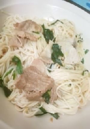 我が家風・沖縄のそうめんチャンプルー!-レシピのメイン写真