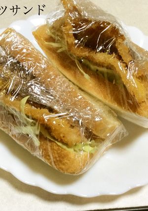 うす切りカツサンド-レシピのメイン写真