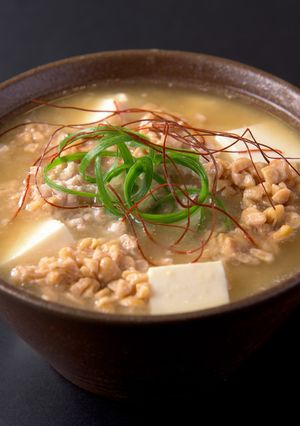 鶏たっぷり豆たっぷり汁-レシピのメイン写真