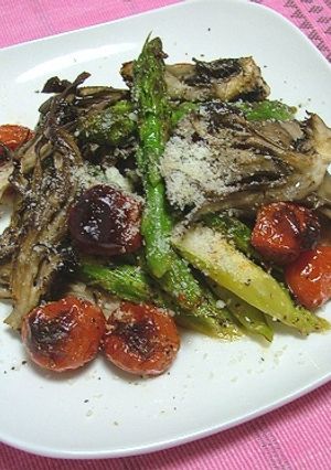 アスパラがホクホク♪焼き野菜サラダ☆-レシピのメイン写真