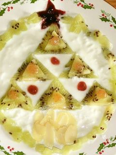 キーウィのクリスマスツリー-レシピのメイン写真