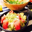 パセリと生ハムのパスタ