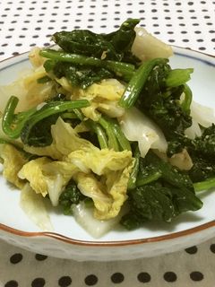 白菜&ほうれん草noごま和え-レシピのメイン写真