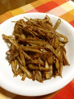 ごぼうの甘辛炒め♪-レシピのメイン写真