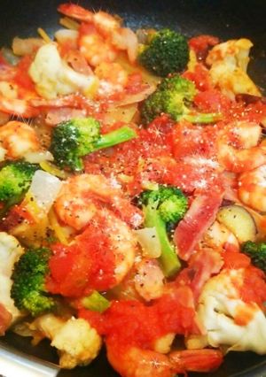 フライパンで20分！パスタでパエリア☆-レシピのメイン写真