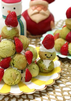 HMとたこ焼き器で　クリスマスツリー-レシピのメイン写真