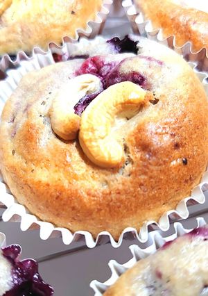 ♬Wベリーの豆腐マフィン♬-レシピのメイン写真