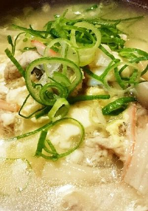 しめじと豚肉のカニかま具だくさん卵スープ-レシピのメイン写真