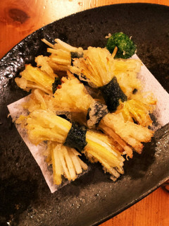 黄にらのてんぷら-レシピのメイン写真