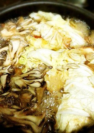 めんつゆで簡単白菜と厚揚げのすき煮-レシピのメイン写真