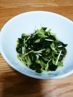 豆苗の酢の物-レシピのメイン写真
