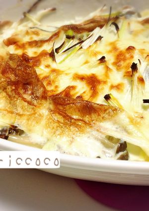 きのことネギの生クリームポテトグラタン-レシピのメイン写真