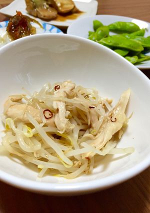 鶏むね肉ともやしポン酢-レシピのメイン写真