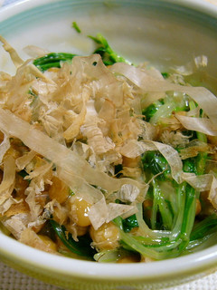 ハリハリ水菜と納豆の混ぜ混ぜサラダ-レシピのメイン写真