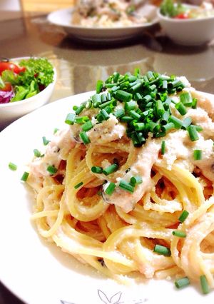 牛乳で簡単！明太子クリームパスタ♪-レシピのメイン写真