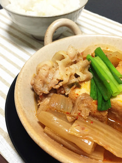 簡単♪きむちの肉豆腐-レシピのメイン写真