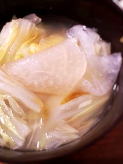 大根と白菜のポン酢スープ-レシピのメイン写真