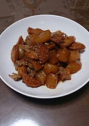 大根とさつま揚げの照り煮-レシピのメイン写真