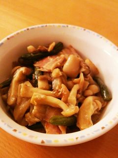 簡単☆ベーコンときのこのマヨ醤油炒め-レシピのメイン写真