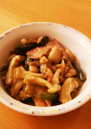 簡単☆ベーコンときのこのマヨ醤油炒め-レシピのメイン写真