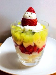 クリスマス☆重ねて簡単♪コップケーキ-レシピのメイン写真