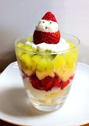 クリスマス☆重ねて簡単♪コップケーキ-レシピのメイン写真