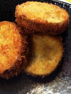 なすのチーズ、ベーコンはさみ揚げ-レシピのメイン写真