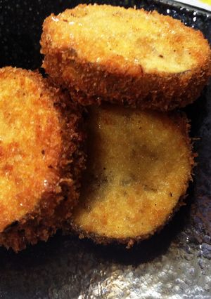 なすのチーズ、ベーコンはさみ揚げ-レシピのメイン写真