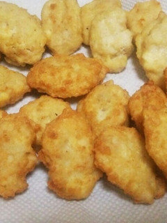 カリッと♪中はふわふわチキン豆腐ナゲット-レシピのメイン写真