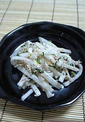 簡単！野沢菜じゃこの大根サラダ-レシピのメイン写真