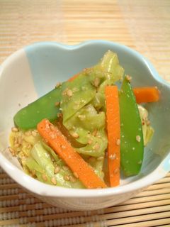 簡単10分☆キャベツのゴマ和え-レシピのメイン写真