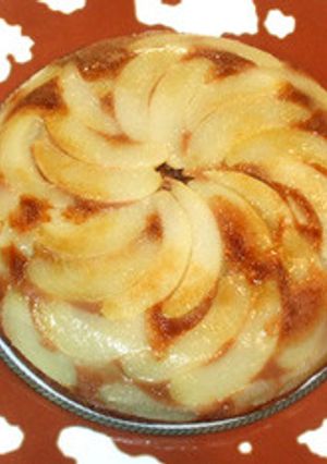 桃の缶詰ケーキ♪簡単ココアフルーツケーキ-レシピのメイン写真