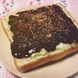簡単トーストアレンジ♪チーズお好み焼き風