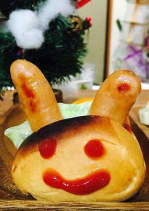 キッズ 可愛いうさぎのホットドッグ-レシピのメイン写真