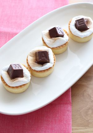 簡単！５分でマシュマロチョコタルト-レシピのメイン写真
