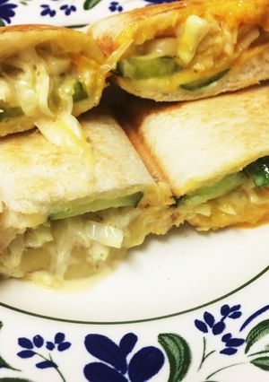 バウルーで半熟卵のホットサンド！沼サン風-レシピのメイン写真