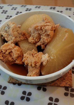 大根とたらこの煮物-レシピのメイン写真