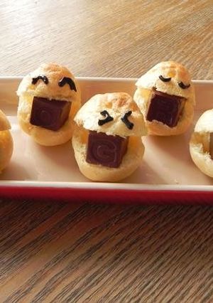 アルファベットチョコの簡単デコプチシュー-レシピのメイン写真