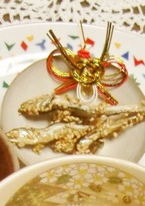料亭の味で、おせちの田作りをかんたんに-レシピのメイン写真