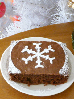 クリスマスココアケーキ(卵なし)・保育園-レシピのメイン写真