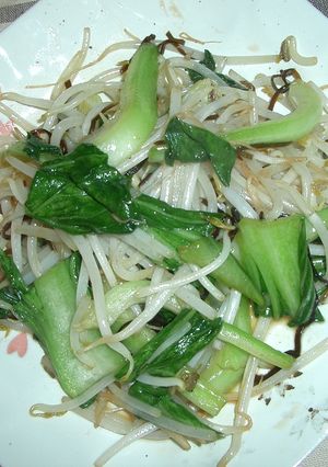青梗菜ともやし炒め-レシピのメイン写真